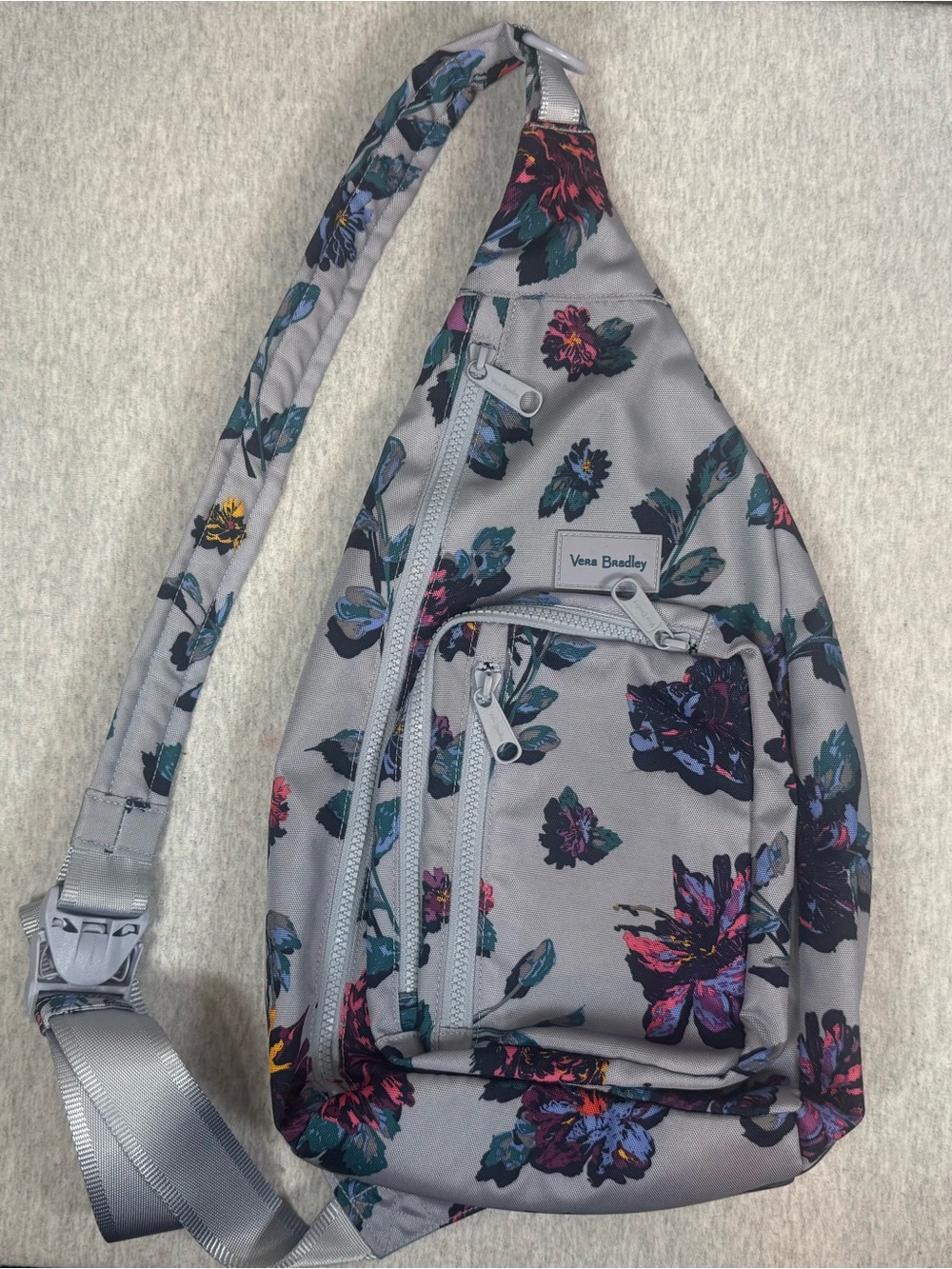 Vera Bradley ReActive Sling Backpack Neon Ivy - One Size